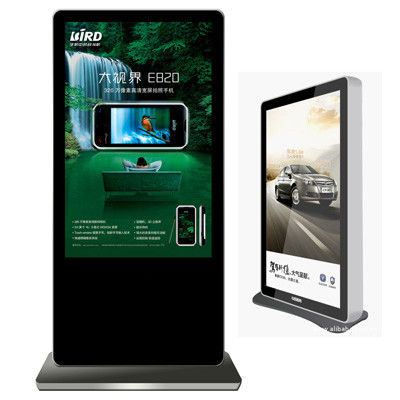 الشاشات التي تعمل باللمس مخصص الطابق الدائمة لافتات الرقمية 450cd / m2، والمكونات اللعب