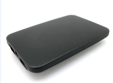 Черный всеобщий портативный банк силы для Samsung и iPhone с двойным USB