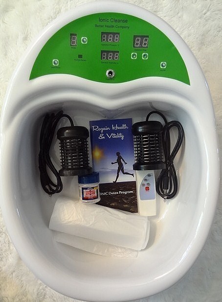 Ion membersihkan Detox Foot Spa Massager, Spa kehidupan detoksifikasi kesehatan perangkat dengan Remote Control