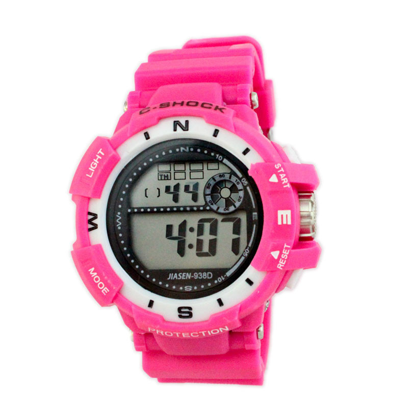 Профессионал wristwatch дам цифров цветастого диапазона PVC многофункциональный