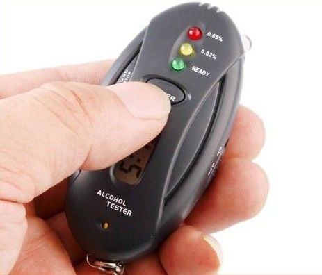Led Alcohol Tester with keychain