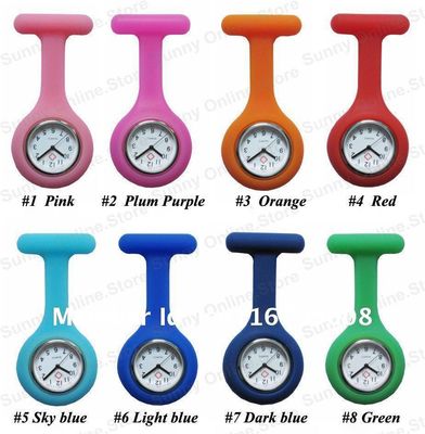 2013 NEW Silicone Nurse Watch with Alloy Pin, Slicone Wristband Watch with Resistant Materals