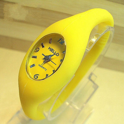 Eco-friendly Energy Silicone Wristband Watch Lightweight For Women