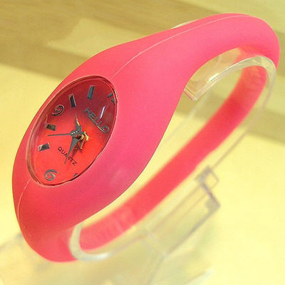 Eco-friendly Energy Silicone Wristband Watch Lightweight For Women