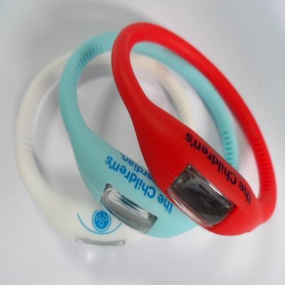 Healthy Silicone Wristband Watch Anion Quartz Wrist Watch For Body`s Electric Balance