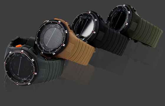 Negative Display Military Alarm Digital Watch With Japanese Batteries