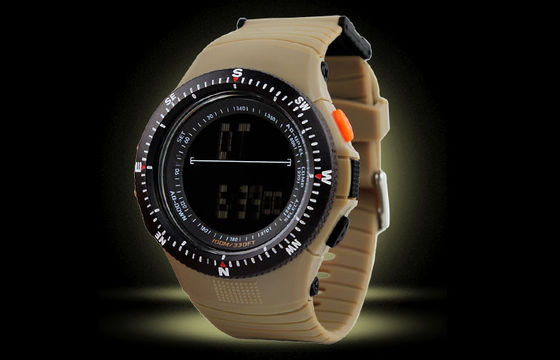 Negative Display Military Alarm Digital Watch With Japanese Batteries