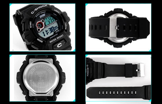 12 / 24 hr Shock Watch Kids 3 ATM Waterproof LCD Multifunction Watch