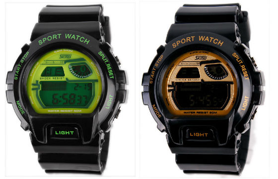 Children Gift Multifunction Digital Watch LCD Display Sports Stop Watch