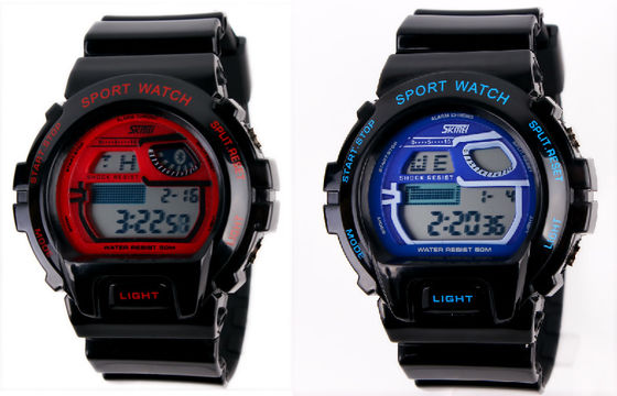 Children Gift Multifunction Digital Watch LCD Display Sports Stop Watch