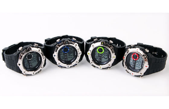 Large Face Digital Watch Hourly Chime PU Electronic Watches For Man