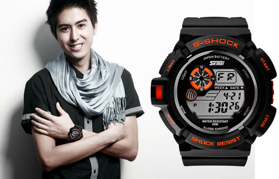 LCD Screen Multifunction Digital Watch