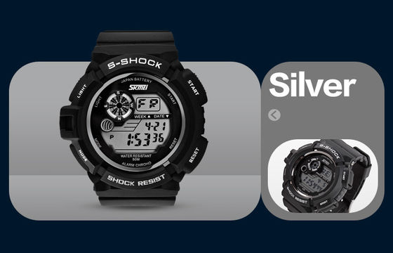 LCD Screen Multifunction Digital Watch