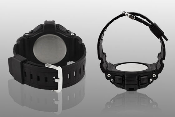 Men Multifunction Digital Watch With El Backlight Hourly Chime