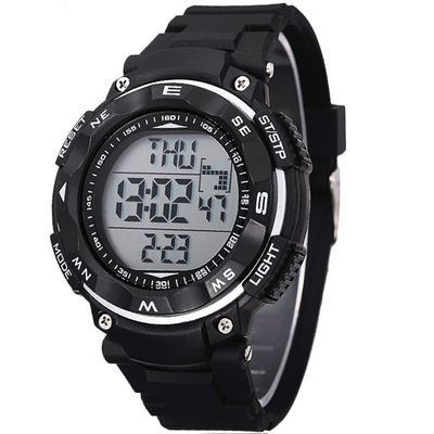 Hourly Chime Multifunction Digital Watch With LCD Digital Mov't