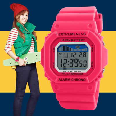 Colorful Unisex Sports Multifunction Digital Watch With Alarm