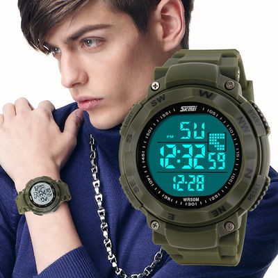 Big Time Display Multifunction Digital Watch , Big Wrist For Male