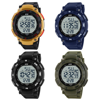 Big Time Display Multifunction Digital Watch , Big Wrist For Male