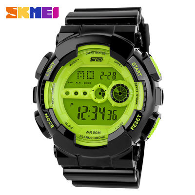 Multifunction Digital Watch S-Shock Model PU Strap For Students Youth