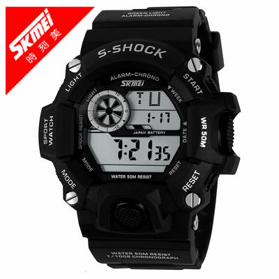 Water Resistant 30M Multifunctional Digital Watch , LCD digital Watch
