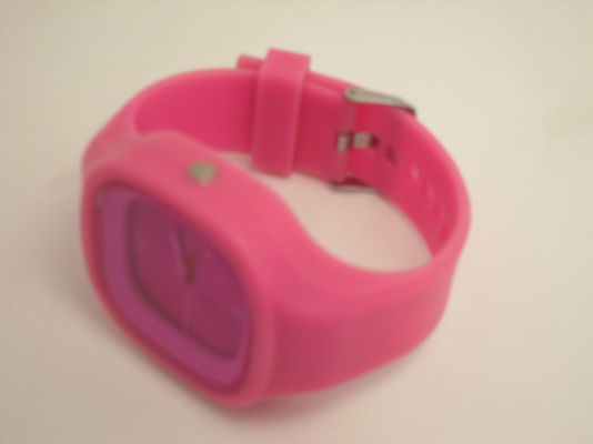 Best Quality 3 ATM Custom logo Silicone Wristband Watch