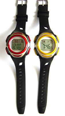 Multifunction Digital Watch Stainless Steel Back Case Vibrating Alarm Watches