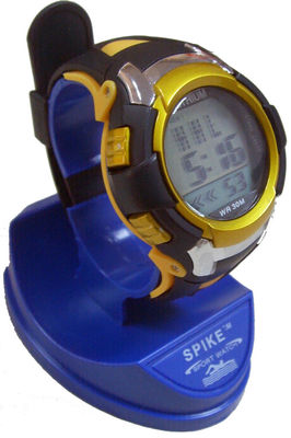 Multifunctional Unisex Message Round Sport Digital Watch With World Time