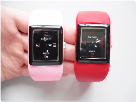 Fruit Fresh Color silicone quartz bracelet watch 