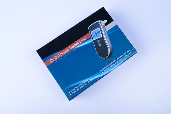 Blue Backlight  lcd digital alcohol breath checker / breath alcohol testing equipment