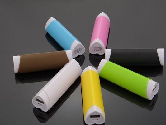 Heart Shape Lipstick USB Portable Power Bank For Iphone / Ipod , Colorful