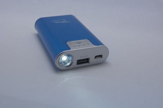 Digital Camera Metal USB Portable Power Bank 6600mAh With LED Torch