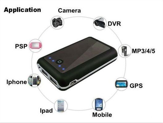 Handy External Power Bank , High Capacity Mobile Power Bank Charger