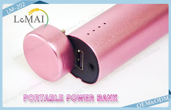 Universal Smartphone Portable Power Bank With Speaker In Pink 5V