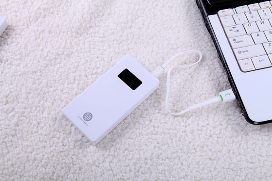 Custom LCD Dual USB Power Bank  for mobile charging , cell phone battery backup