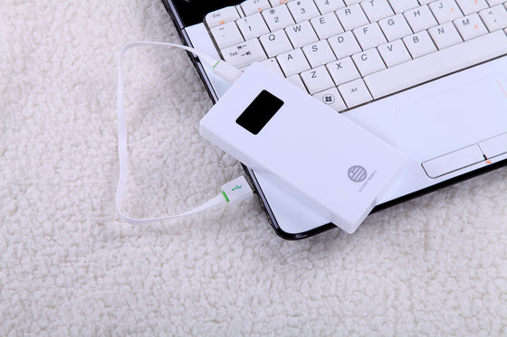 Custom LCD Dual USB Power Bank  for mobile charging , cell phone battery backup