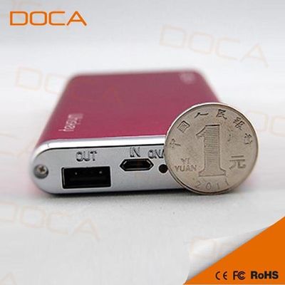 Hot selling Large capacity 6500mAh Universal Portable Power Bank for Tablet PC and Smart Phones