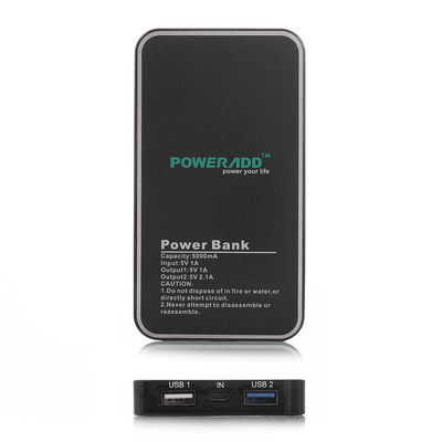 Rechargeable Backup Emergency 5000MAH portable power bank For Mobile Devices