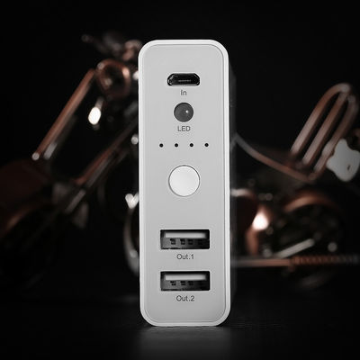 Compact External 10400MAH Li-ion Portable Power Bank For Smartphone