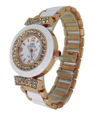 1 Bands ATM Alloy Trường hợp Analog Quartz Xem Nhựa MOP Quay Xem Đối với quà tặng
