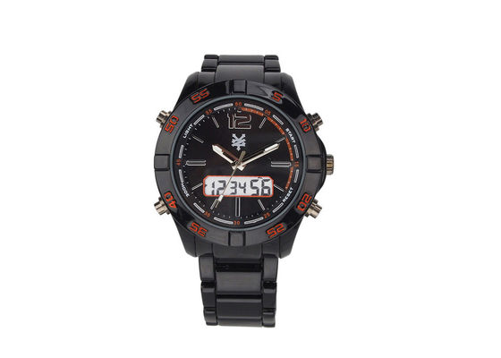 Nhật Phong trào Analog Digital cổ tay Watch For Men Với EL Back Light Dual Time Display